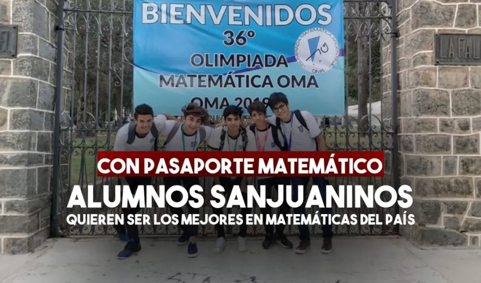 Alumnos sanjuaninos compiten en las XXXVI  Olimpiadas Nacionales de Matemática