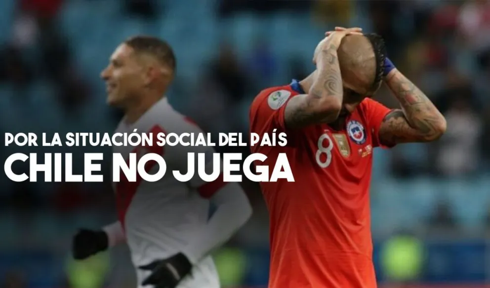 Los futbolistas de la selección de Chile decidieron no jugar el amistoso contra Perú
