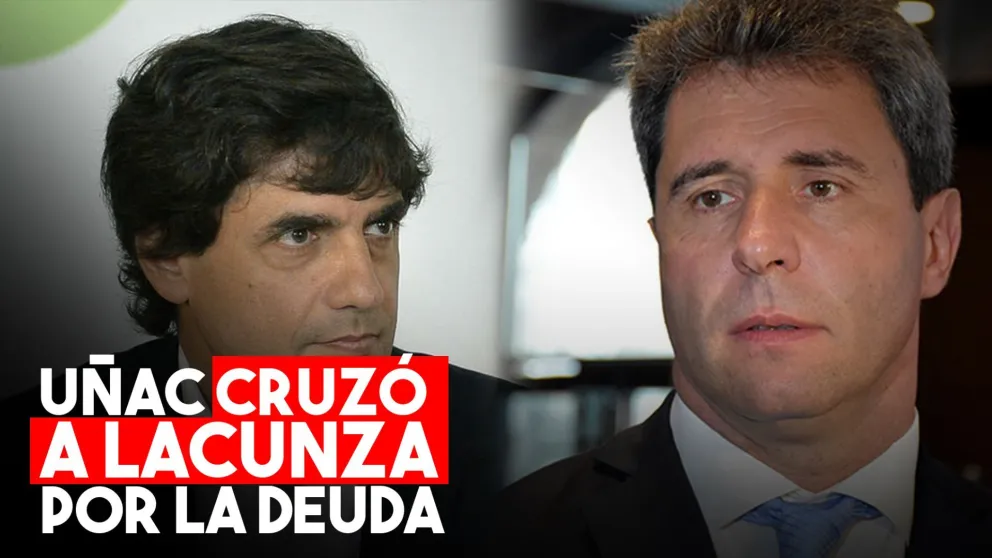 Uñac volvió a reclamarle a Lacunza por el pago de la deuda