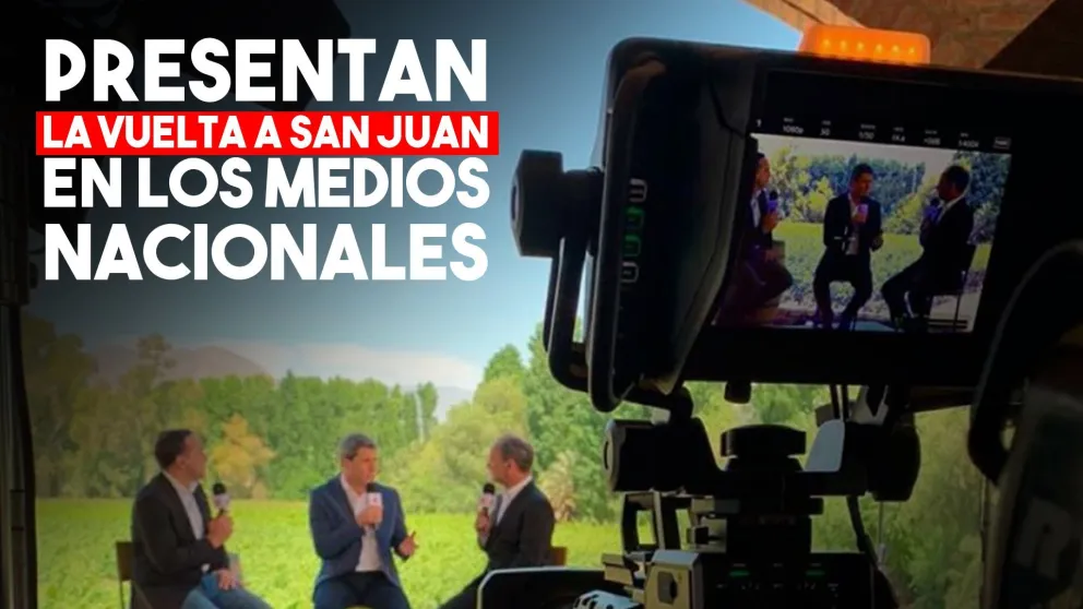 Uñac presentará la Vuelta a San Juan en los medios nacionales