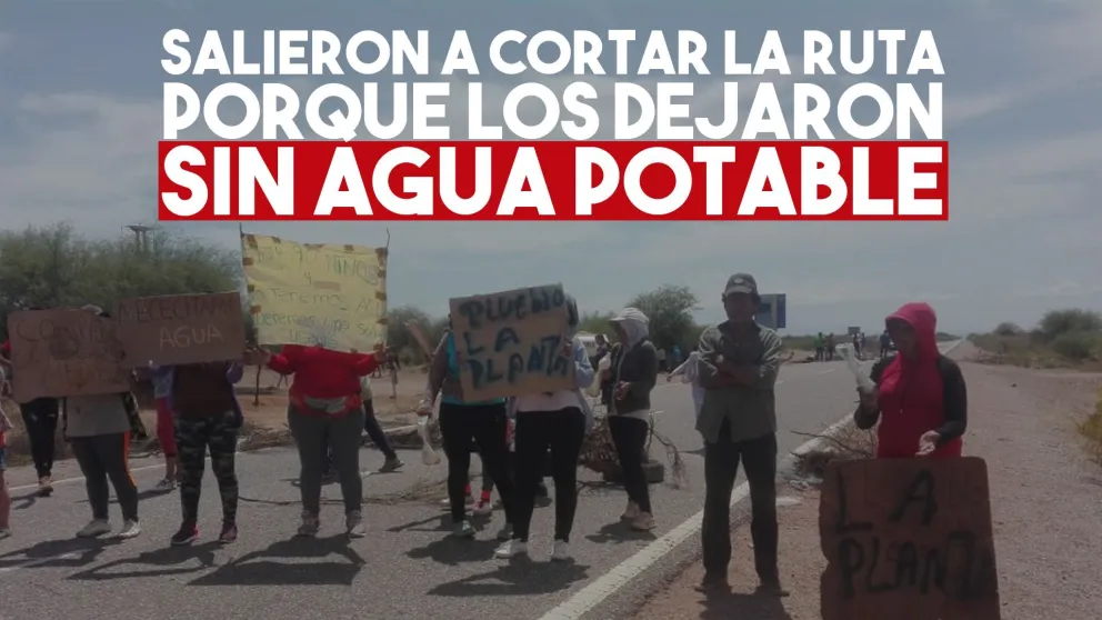 Más de 200 habitantes de Caucete reclamaron por la falta de agua potable