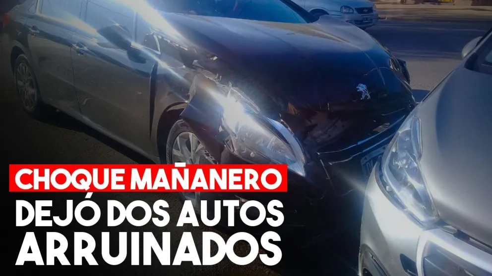 Susto en Concepción por un fuerte choque