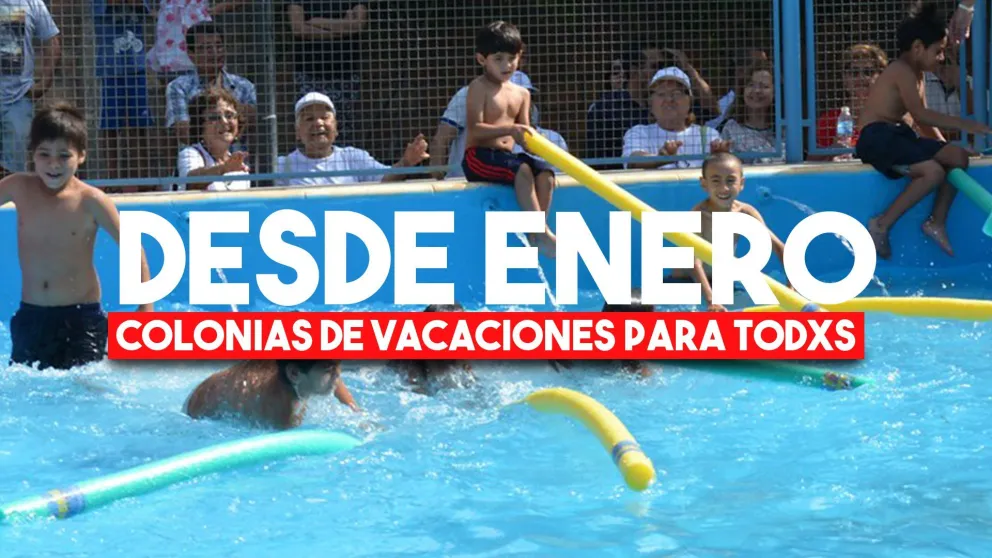 Colonias de verano: el 2 de enero arrancan en la provincia