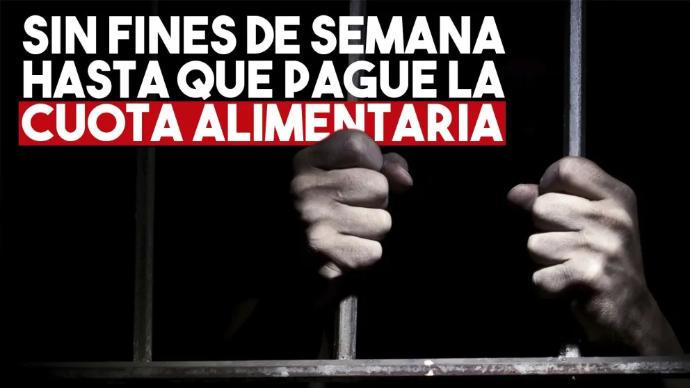 Deudor alimentario preso hasta que salde la deuda