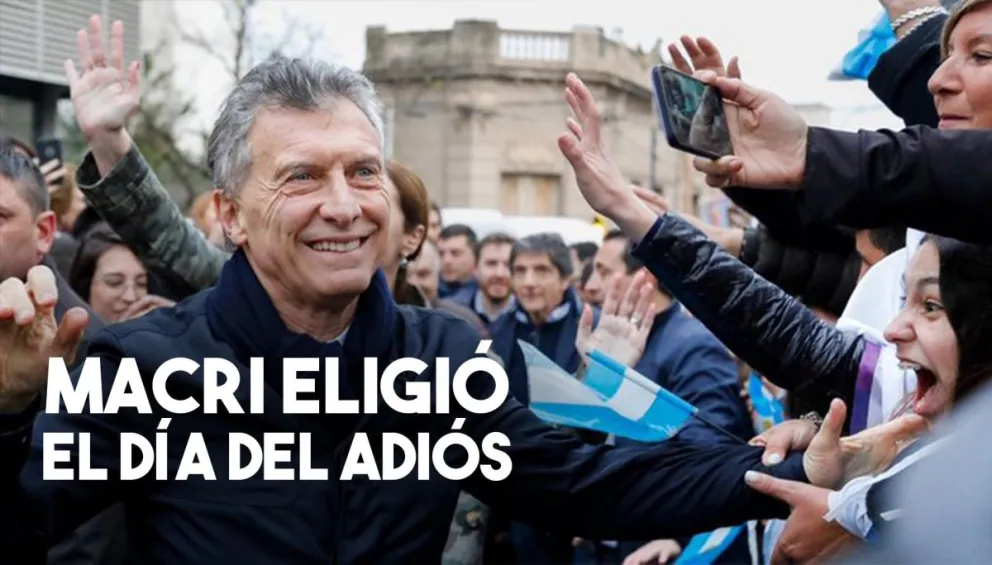 Macri convoca a un acto antes de dejar la presidencia