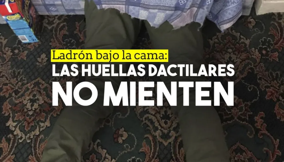 Lo detuvieron, dio un nombre falso pero lo identificaron gracias a las huellas dactilares