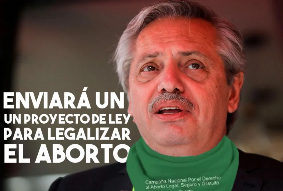 Alberto Fernández enviará un proyecto de ley para legalizar el aborto