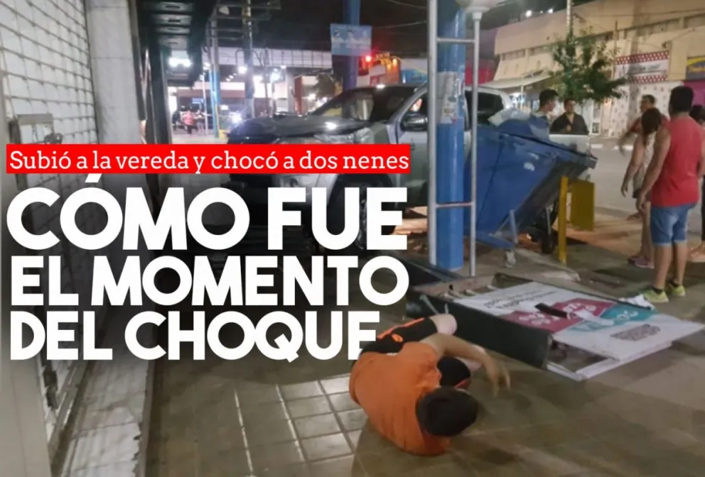 Así fue el siniestro vial provocado por un joven que circulaba a gran velocidad