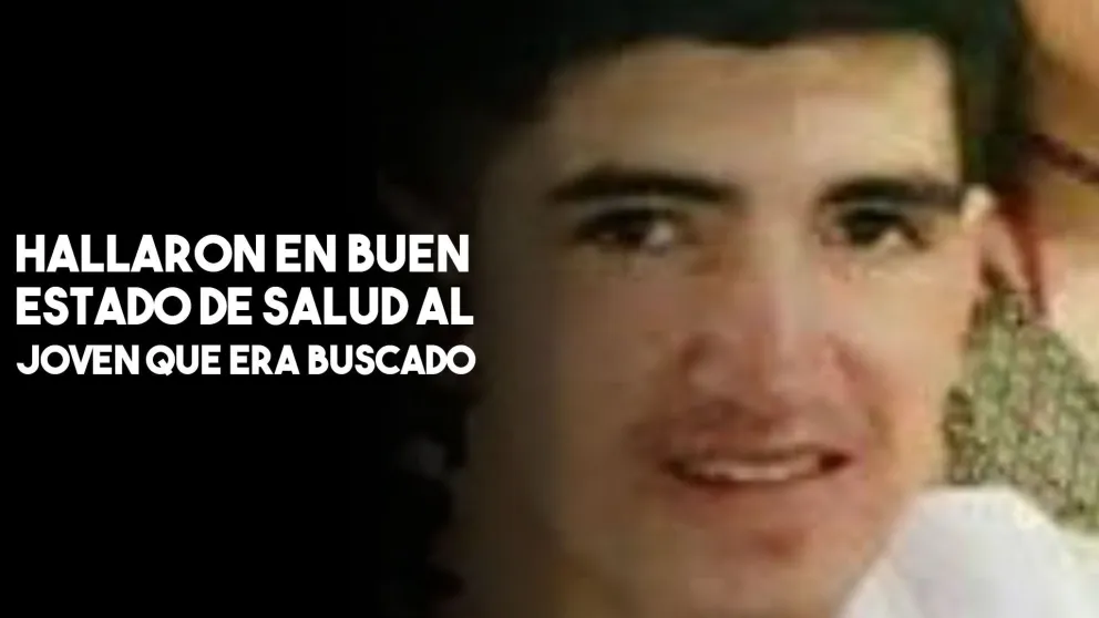 Apareció Jair Riveros el joven que era intensamente buscado