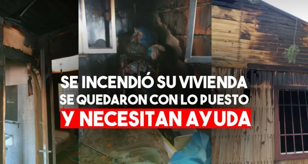 Perdieron todo en un incendio y necesitan ayuda
