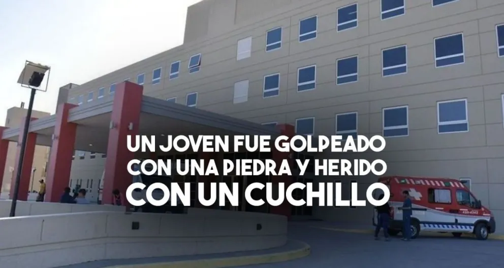 Agredieron a un adolescente con un cuchillo y una piedra