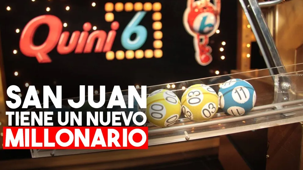 Un sanjuanino ganó más de 6 millones con el Quini 6