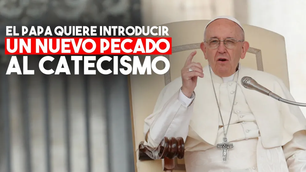 El Papa quiere crear un nuevo pecado: "El pecado ecológico"