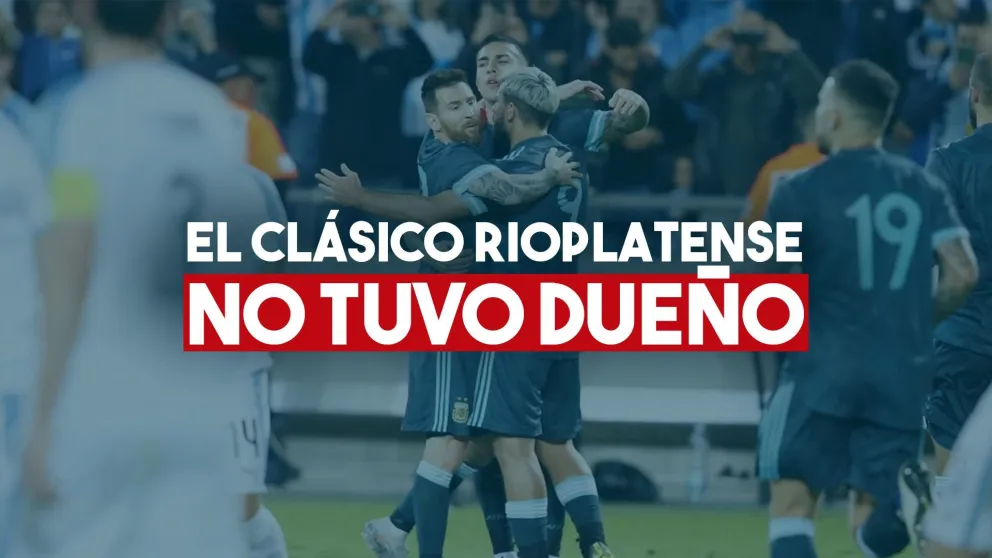 Argentina despidió el año con un entretenido empate ante Uruguay