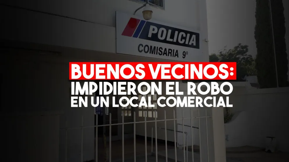 Quiso robar en un local comercial pero los vecinos lo detuvieron