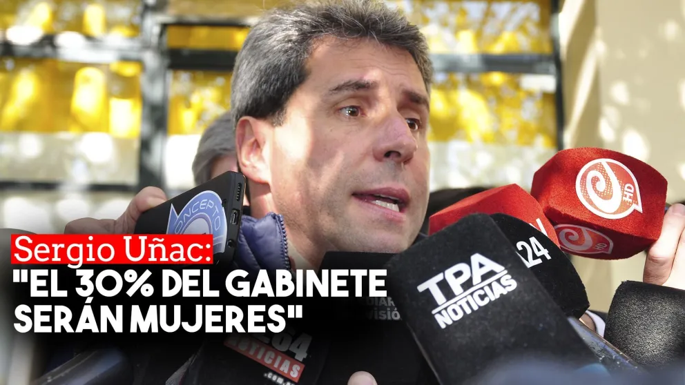 Sergio Uñac: “Es probable que el 30% del gabinete sean mujeres”
