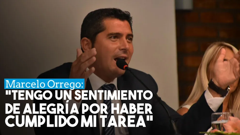 Marcelo Orrego: “Tengo un sentimiento de alegría por haber cumplido mi tarea”