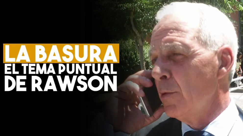 Rubén García no quiere más basura tirada en Rawson