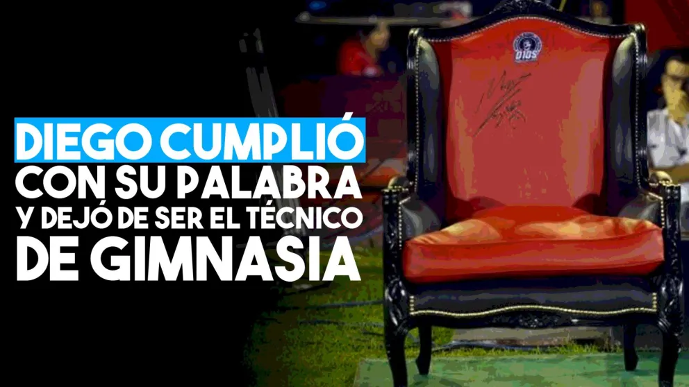 Maradona se fue de Gimnasia