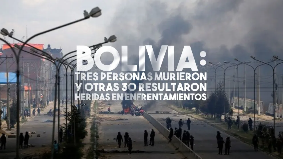 Bolivia: tres manifestantes muertos durante una protesta en El Alto