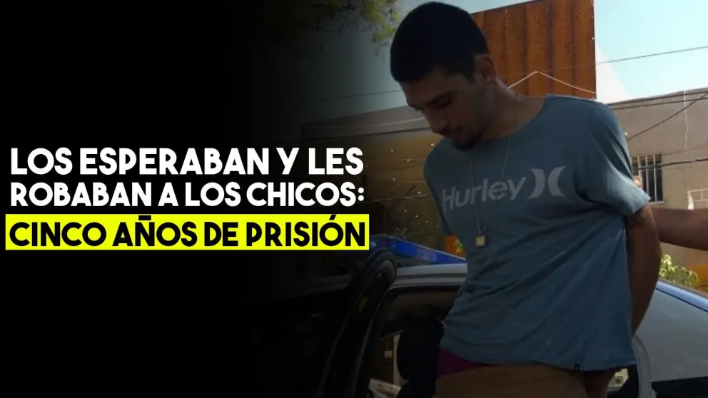 Cinco años de prisión para los delincuentes que robaban a alumnos de la escuela Boero