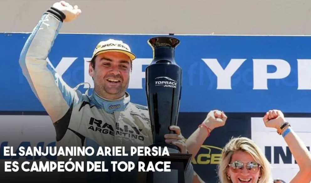 Ariel Persia se consagró campeón del Top Race Junior