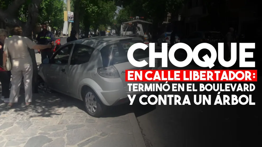 Choque en pleno centro, a una cuadra de la esquina peligrosa