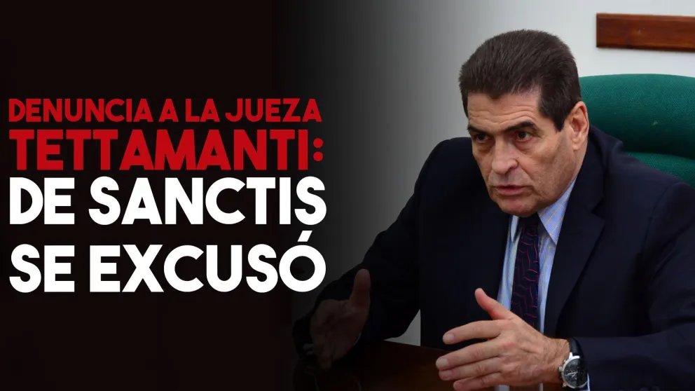 De Sanctis se exusó de intervenir en la denuncia contra la jueza Tettamanti