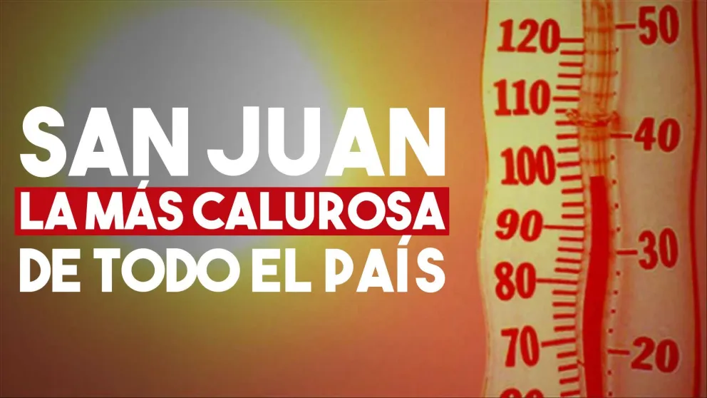 San Juan fue la provincia más calurosa del país este jueves