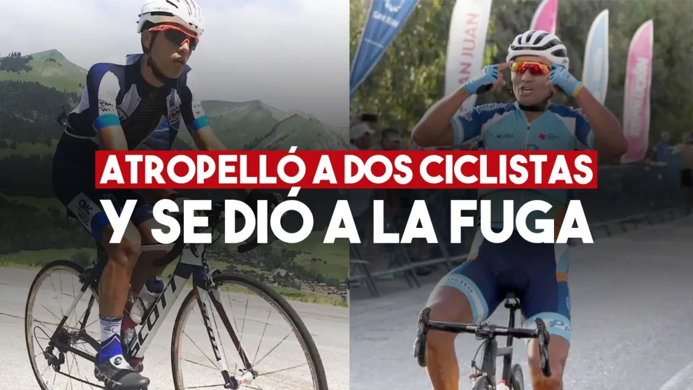 Un conductor embistió a dos ciclistas y se dio a la fuga: tuvieron que ser asistidos