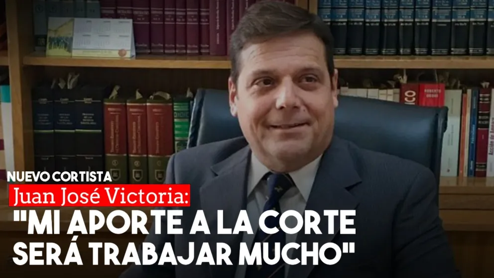 Juan José Victoria: "Mi aporte a la Corte será trabajar mucho"