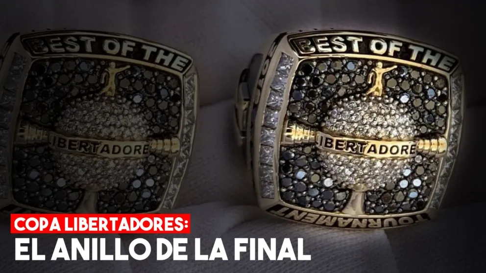 Dieron a conocer el anillo que se llevará el mejor jugador de la final de la Copa Libertadores