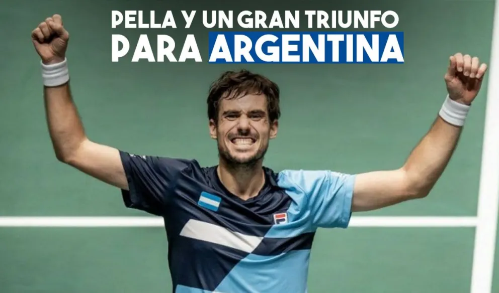 Pella ganó el primer punto para Argentina