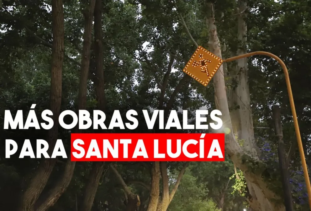 Más pavimento para mejorar el tránsito en Santa Lucía