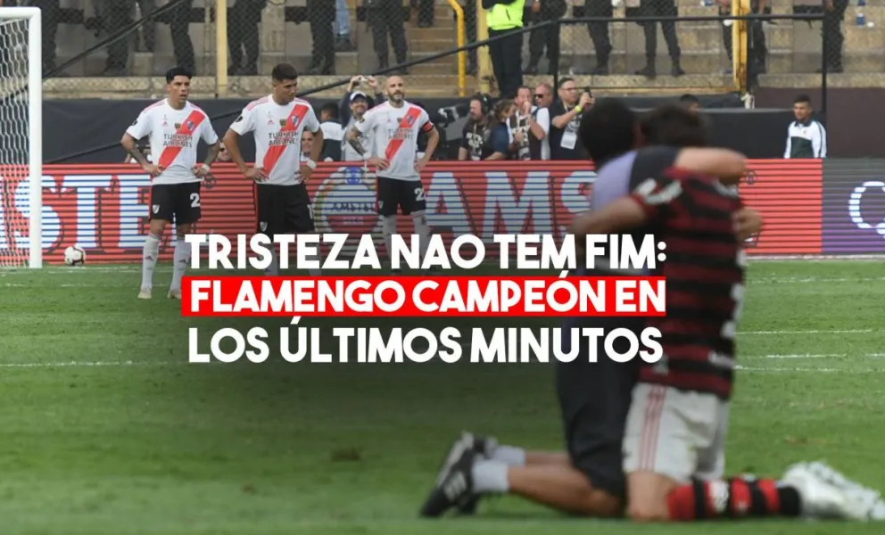 A minutos del final, Flamengo lo dio vuelta y es campeón