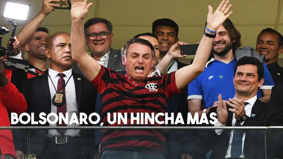 Bolsonaro festejó la copa del Flamengo