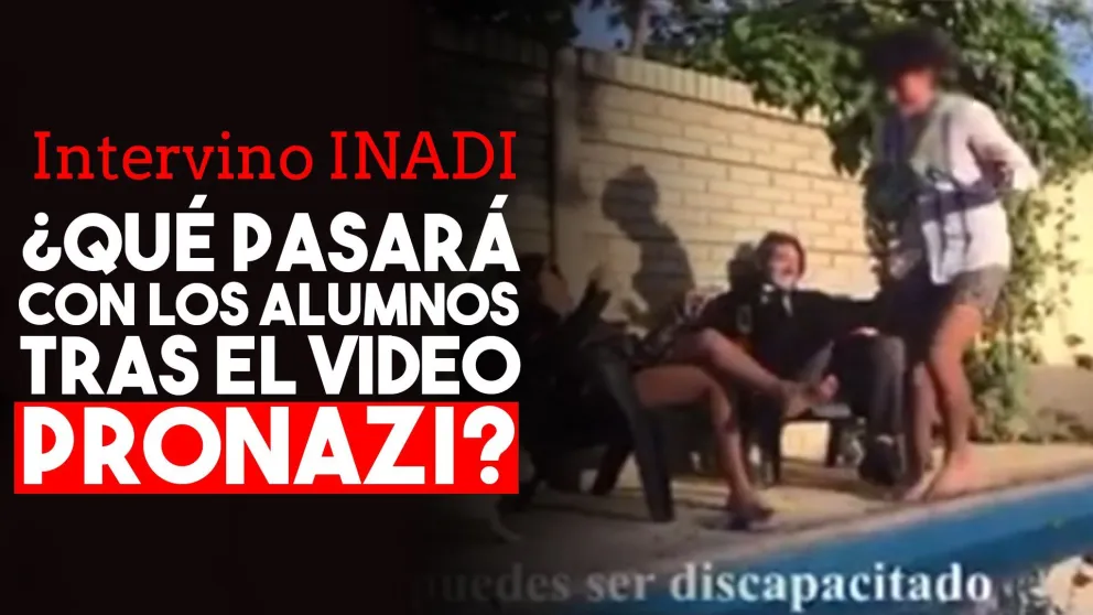 Inadi intervino luego de que se viralizara el video pronazi de los alumnos sanjuaninos