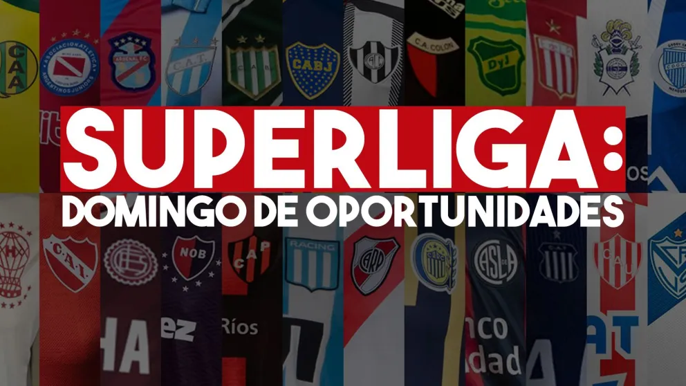 Así sigue la jornada de la Superliga Argentina este domingo