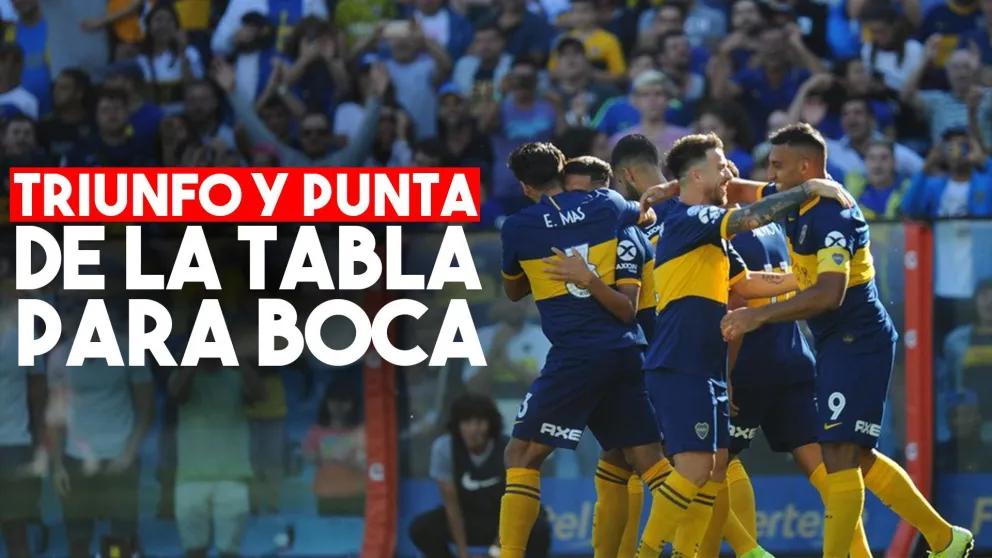 Boca le ganó a Unión y se posicionó en la punta