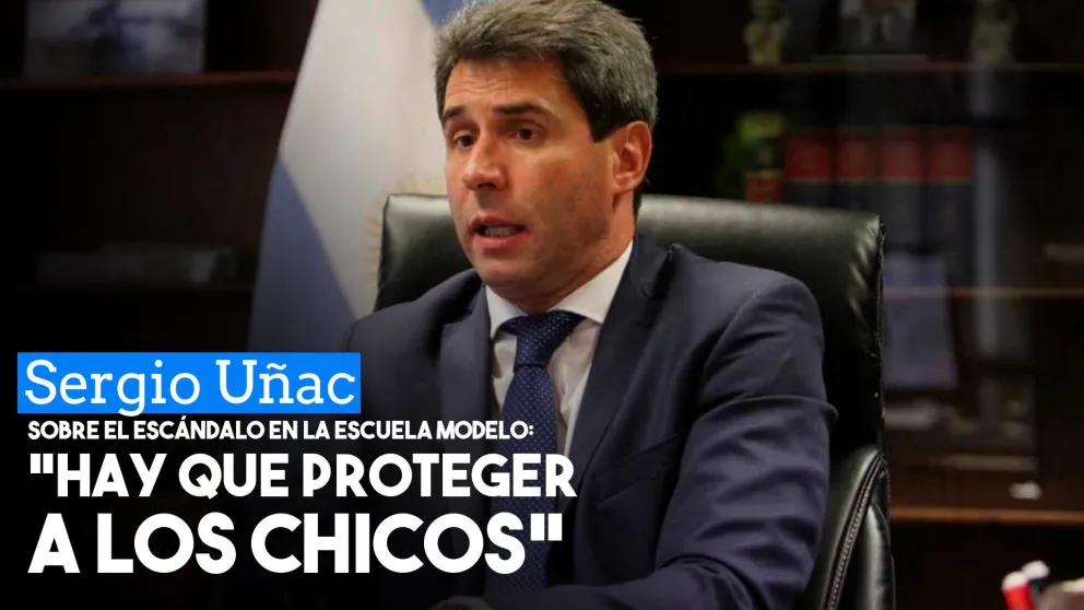 Sergio Uñac sobre el escándalo en la Escuela Modelo: “Hay que proteger a los chicos”