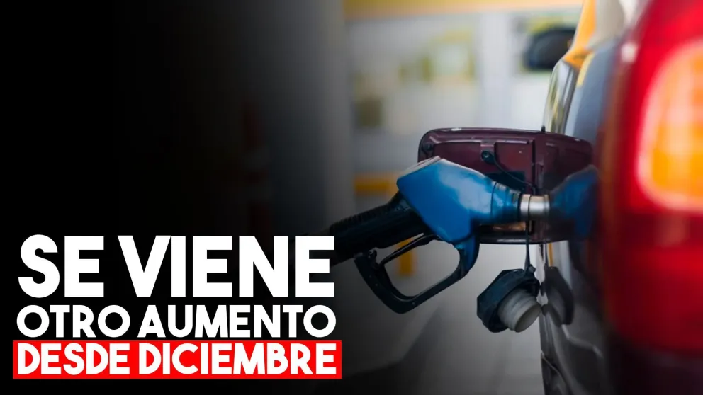 Los combustibles aumentarán desde diciembre entre un 5 y 6 por ciento