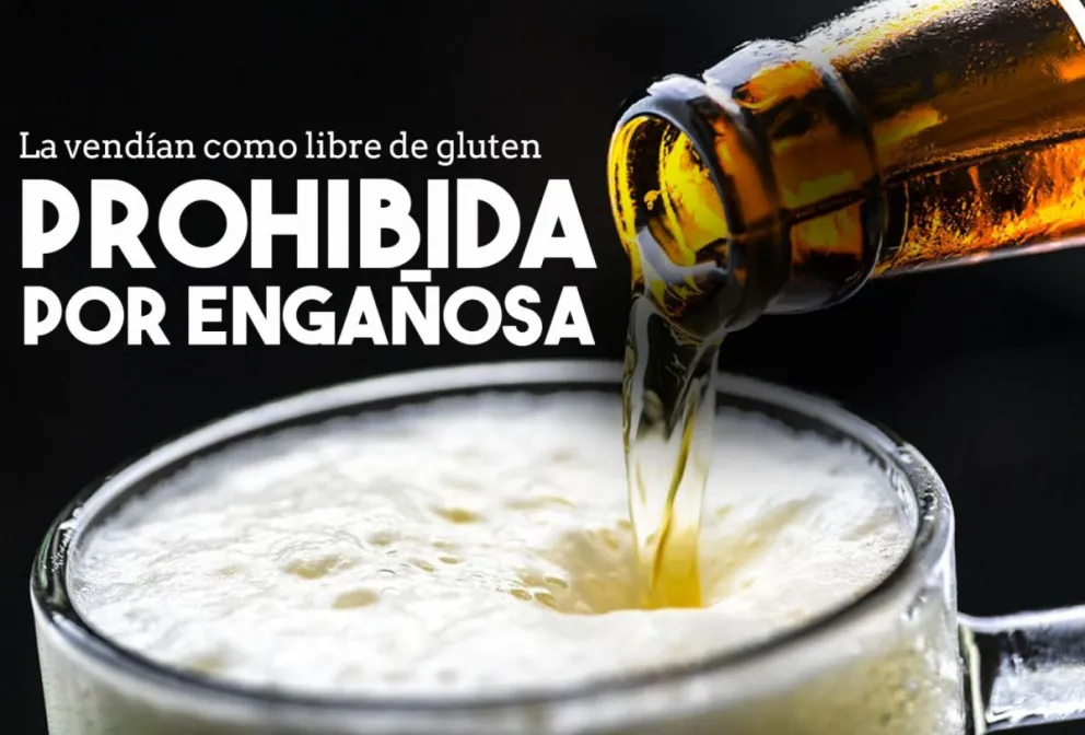 Prohíben la comercialización de una marca de cerveza que se vendía como “libre de gluten”