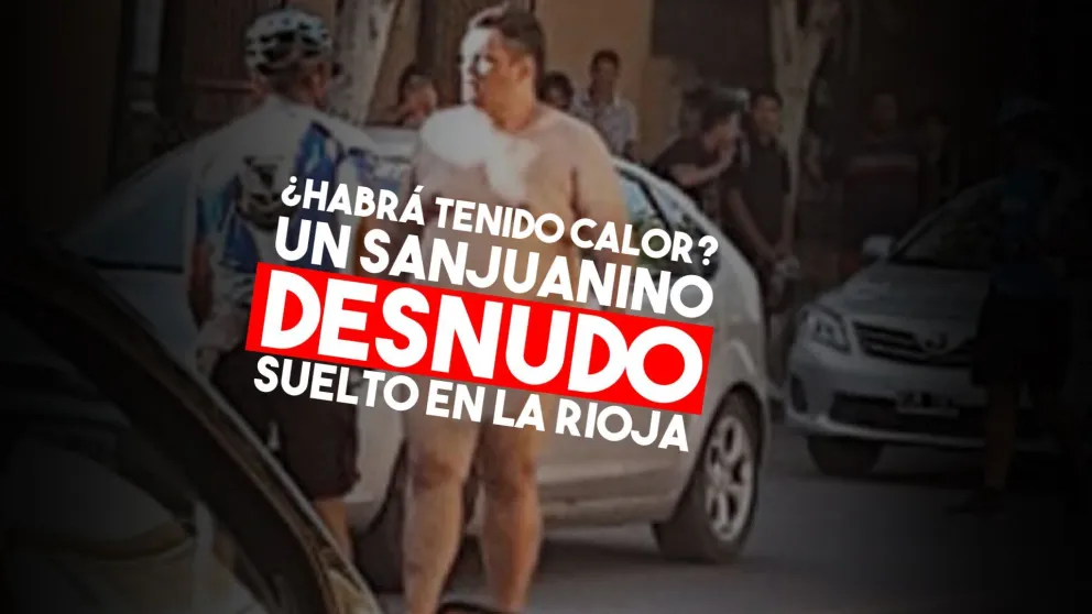 Escándalo por un rugbier sanjuanino que se desnudó en una calle en La Rioja