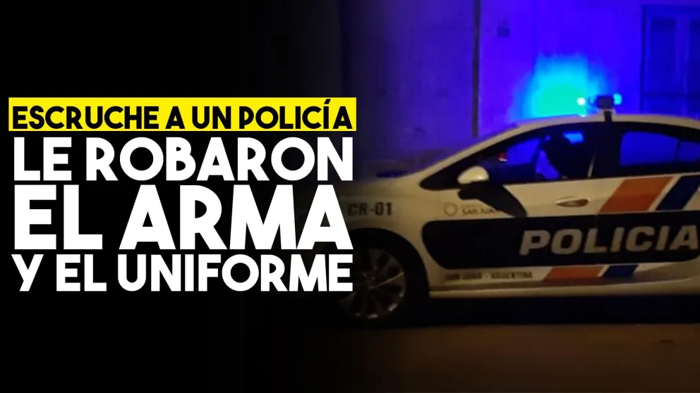 Entraron a robar a la casa de un policía y se llevaron su arma y hasta el uniforme