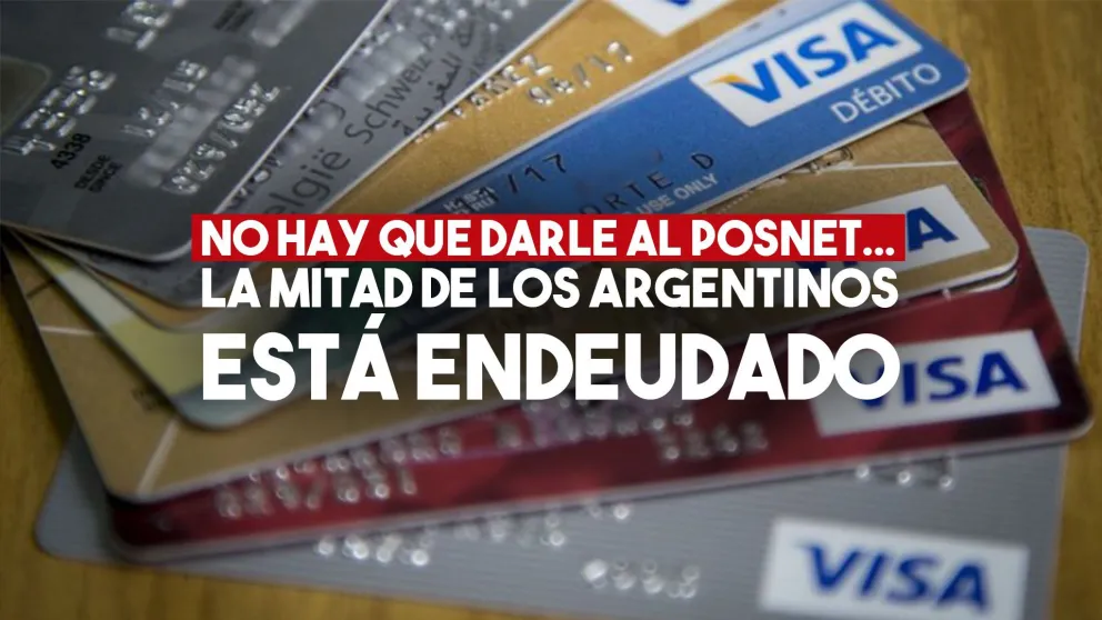 Más de la mitad de los argentinos adultos está endeudado