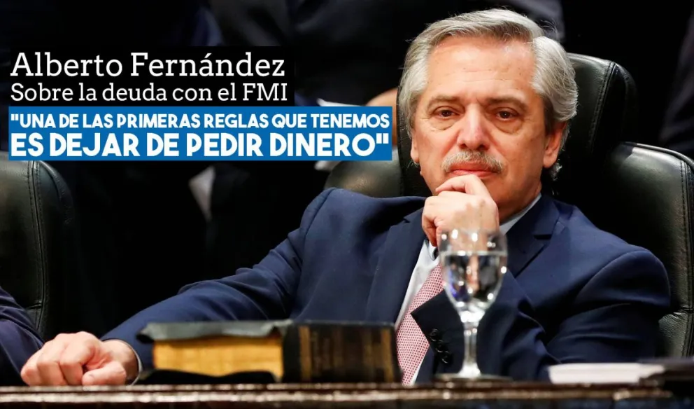 Alberto Fernández adelantó que no solicitará al FMI los USD 11 mil millones restantes del préstamo