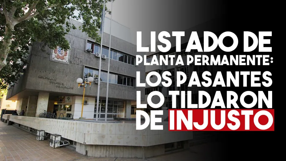 Pasantes de Capital reclamaron por un listado 'injusto' de plantas permanentes