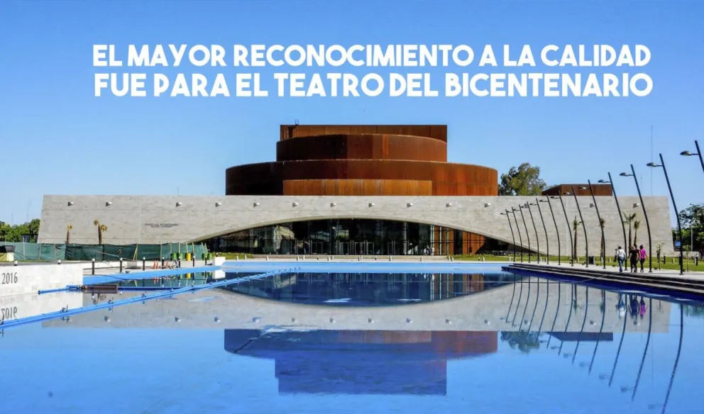 El Teatro del Bicentenario obtuvo el XI Premio Provincial a la Calidad