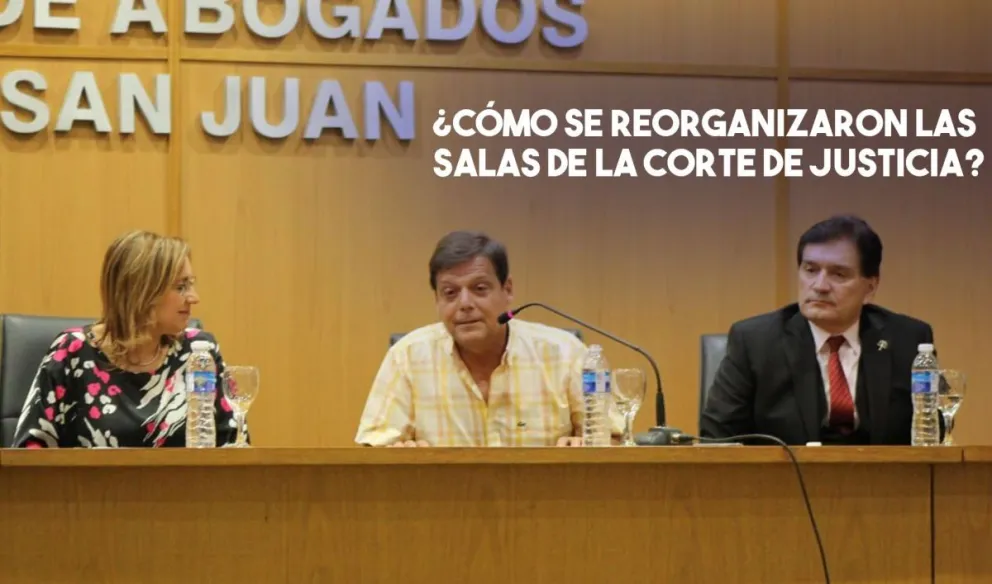 Se reorganizaron las salas de la Corte de Justica
