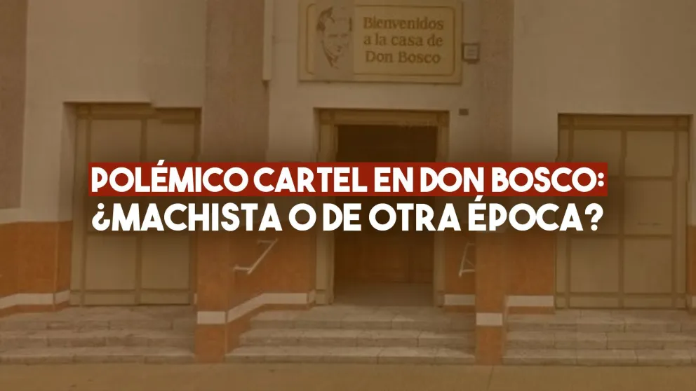 Polémica por un banner en un colegio sanjuanino y un mensaje ¿extemporáneo? 